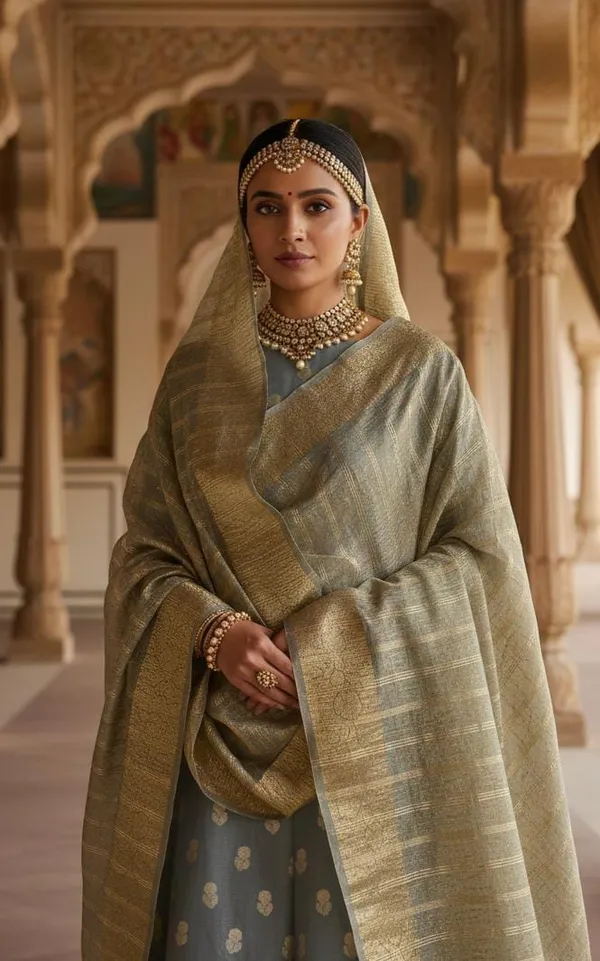 Exclusive_Banarasi_Unstitched_Salwar_kameez_with_Dupatta_BANARASI___SUIT___pure_mercerized_TOP-___pure_mercerised_zari_weaving_DUPATTA-__tissu__silk_with_zari_stripe_with_crush_BOTTOM-___cotton_silk__dyble_plain_2.50_meter_each