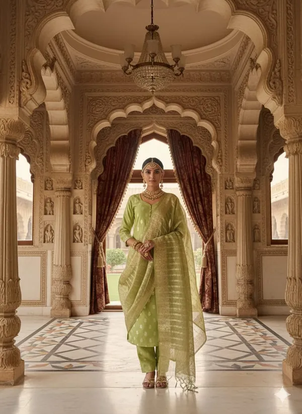 Exclusive_Banarasi_Unstitched_Salwar_kameez_with_Dupatta_BANARASI___SUIT___pure_mercerized_TOP-___pure_mercerised_zari_weaving_DUPATTA-__tissu__silk_with_zari_stripe_with_crush_BOTTOM-___cotton_silk__dyble_plain_2.50_meter_each