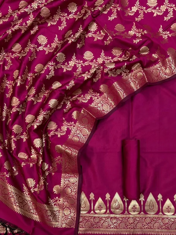 Exclusive_Banarasi_Unstitched_Salwar_kameez_with_Dupatta_BANARASI___SUIT_TOP-___silk_katan_zari_weaving_katban_design_DUPATTA-__katan_silk_zari_weaving__design_Bottom.__Plain_silk_katan_2.50_meter_each