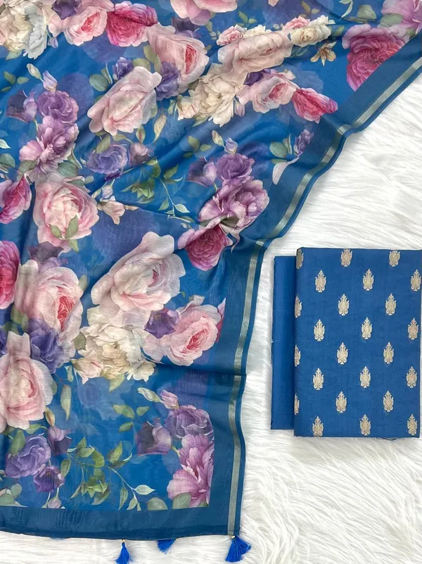 Exclusive_Banarasi_Unstitched_Salwar_kameez_with_Dupatta_BANARASI___SUIT___pure_mercerized_TOP-___pure_mercerised_zari_weaving_DUPATTA-__chanderi_silk_with__digital_print_BOTTOM-___cotton_silk__dyble_plain_2.50_meter_each