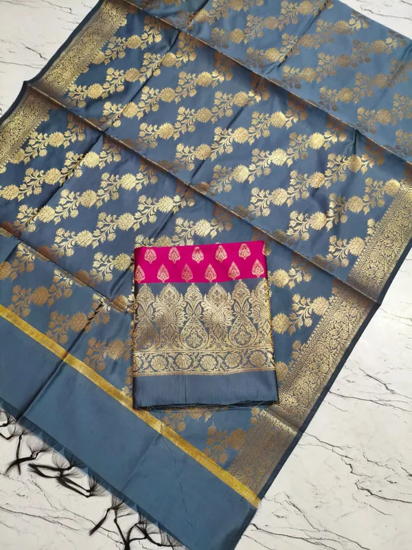 Exclusive_Banarasi_Unstitched_Salwar_kameez_with_Dupatta_BANARASI___SUIT_TOP-___silk_katan_zari_weaving_katban_design_DUPATTA-__katan_silk_zari_weaving__design_Bottom.__Plain_silk_katan_2.50_meter_each