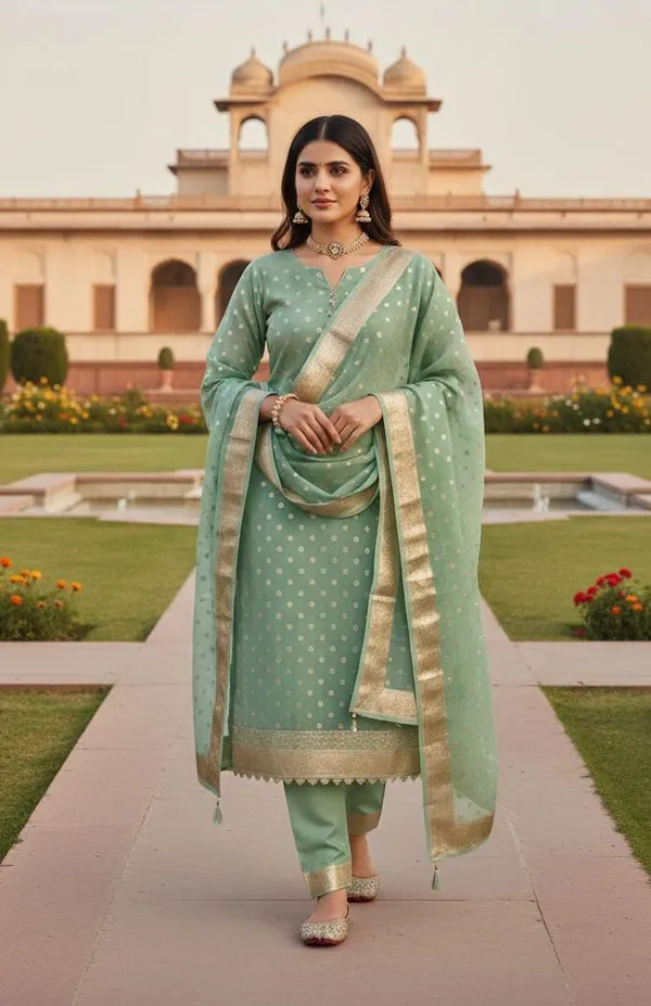 Exclusive_Banarasi_Unstitched_Salwar_kameez_with_Dupatta_BANARASI___SUIT___pure_mercerized_TOP-___pure_mercerised_resham_weaving_DUPATTA-__pure_mercerised_Lorex_weaving_BOTTOM-___cotton_silk__dyble_plain_2.50_meter_each