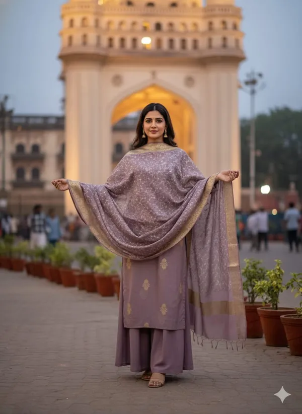 Exclusive_Banarasi_Unstitched_Salwar_kameez_with_Dupatta_BANARASI___SUIT___pure_mercerised__suit_TOP-___pure_mercerised_zari_weaving_DUPATTA-_mesmerized_with_embroidery_work_BOTTOM-___cotton__dyble_plain_2.50_meter_each