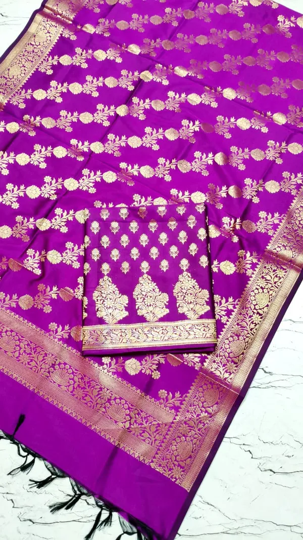 Exclusive_Banarasi_Unstitched_Salwar_kameez_with_Dupatta_BANARASI___SUIT_TOP-___silk_katan_zari_weaving_booti_daman_design_DUPATTA-__katan_silk_zari_weaving__design_Bottom.__Plain_silk_katan_2.50_meter_each