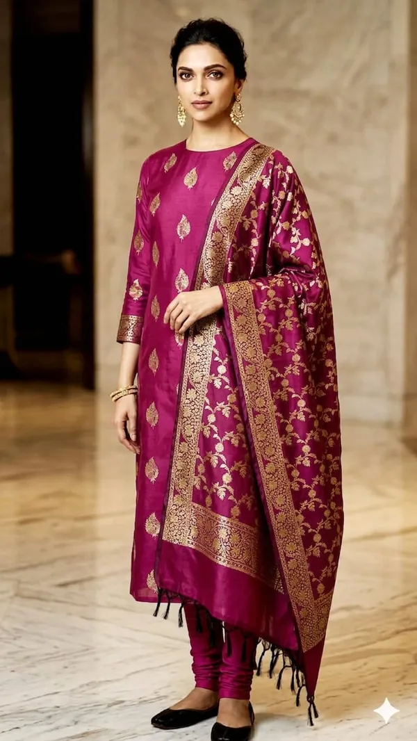 Exclusive_Banarasi_Unstitched_Salwar_kameez_with_Dupatta_BANARASI___SUIT_alfi_suit_TOP-___silk_katan_zari_and_meena_weaving_DUPATTA-__katan_silk_zari_weaving__design_Bottom.__Plain_silk_katan_2.50_meter_each