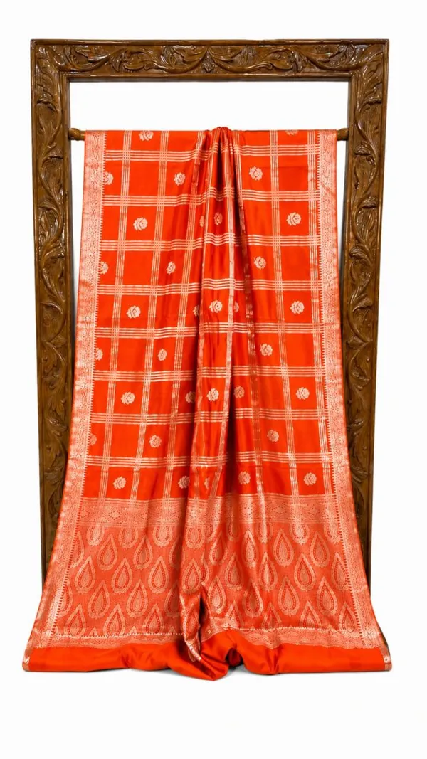 Exclusive_Premium_Banarasi_raw_mango_silk_Saree_with_gold_zari_buta_weaving