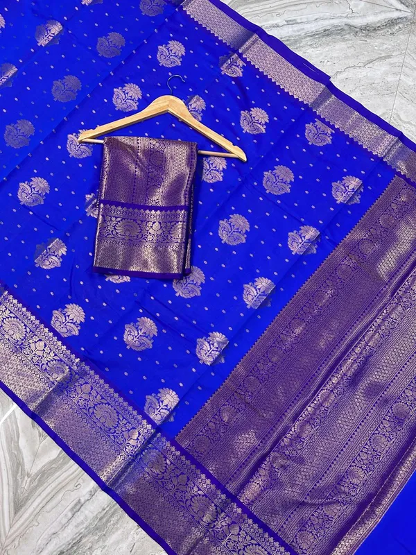 Exclusive_Premium_Banarasi_semi_silk_Saree_with_gold_zari_buta_weaving