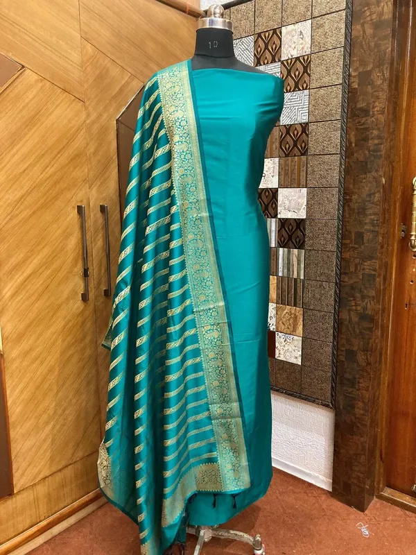 Exclusive_Banarasi_Unstitched_Salwar_kameez_with_Dupatta_banarasi_Suit_Silk_Top_&_Bottom