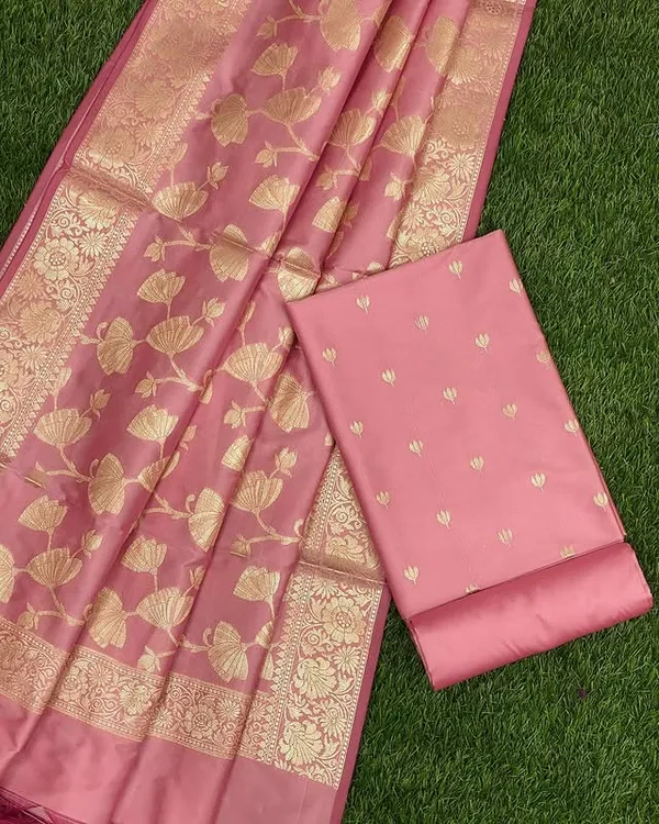 Exclusive_Banarasi_Unstitched_Salwar_kameez_with_Dupatta*___*BANARASI_SUIT*__*TOP-_Kataan_Silk_with_zari_Buta___*DUPATTA-_Kataan_Silk_with_Zari_Jaal_*BOTTOM-*_Silk_plain__*2.50_meter_each*