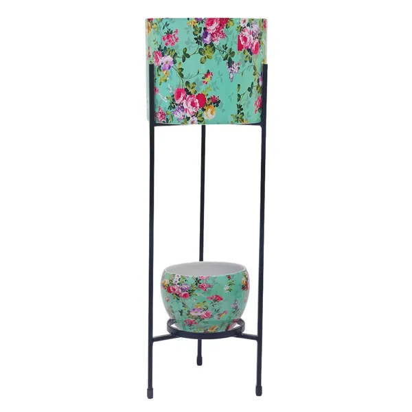 Pack_Of_2_Green_&_Pink_Iron_Pot_Set_With_Stand_Stylish_And_Durable_Planter_Stand_|_For_Indoor_And_Outdoor_Use
