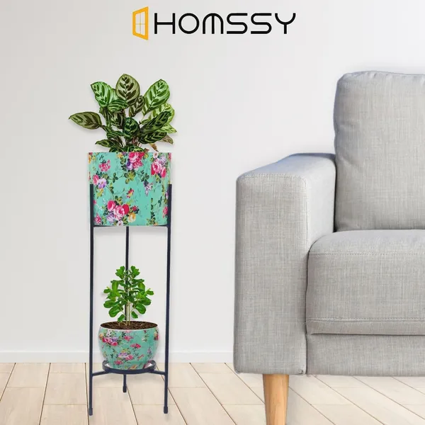 Pack_Of_2_Green_&_Pink_Iron_Pot_Set_With_Stand_Stylish_And_Durable_Planter_Stand_|_For_Indoor_And_Outdoor_Use
