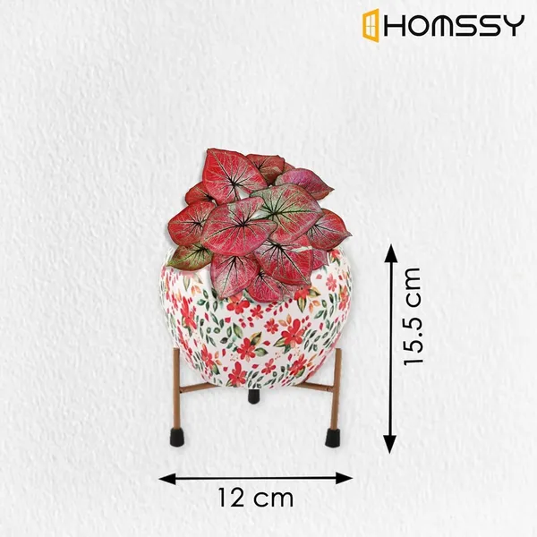 Pink_Iron_Meena_Pot_With_Stand_Elegant_Decorative_Planter_|_For_Indoor_And_Outdoor_Use