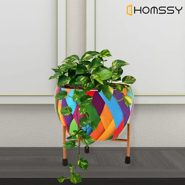 Iron_Meena_Pot_With_Stand_Elegant_Decorative_Planter_|_For_Indoor_And_Outdoor_Use