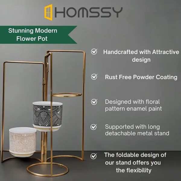 Folding_Stand_With_3_Pot_(52_Cm)_Elegant_And_Durable_Indoor/Outdoor_Planters_|_For_Home_And_Garden_Decor