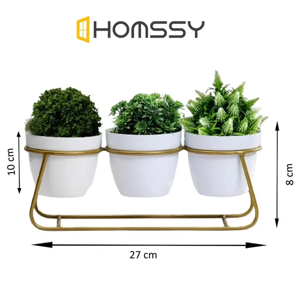 Pack_Of_3_White_&_Gold_Triple_Pot_With_Stand_Elegant_Decorative_Planter_|_For_Indoor_And_Outdoor_Use__Gift_|_For_Womens_Day