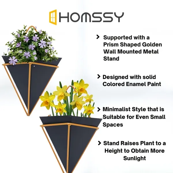 Pack_Of_2_Black_Iron_Elegant_And_Durable_Indoor/Outdoor_Wall_Hanging_Planters_|_For_Home_And_Garden_Decor
