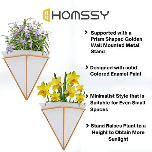White_Iron_Elegant_And_Durable_Indoor/Outdoor_Wall_Hanging_Plants_|_For_Home_And_Garden_Decor