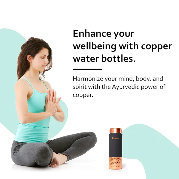 Grey_Hammred_Pure_Copper_With_Leak_Proof_Lid_Premium_Silicone_Coating_Water_Bottle