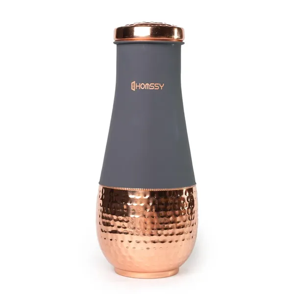 Grey_&_Copper_Tulip_Pure_Copper_With_Inbuilt_Glass_Vessel_Bootle_Jar_Premium_Silicon_Coating__Water_Bottle