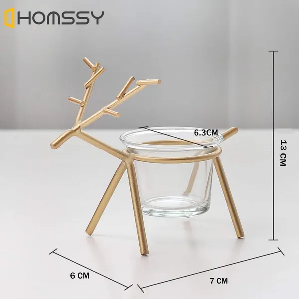 Gold_Deer_Shape_Handcrafted_Metal_Tea_Light_Candle_Holder_|_For_Diwali_Festival_Gift_|_For_Every_Occasion