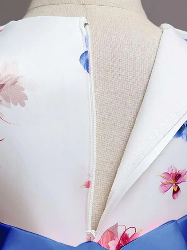 Blue_And_White_Trendy_Frock_For_Girls