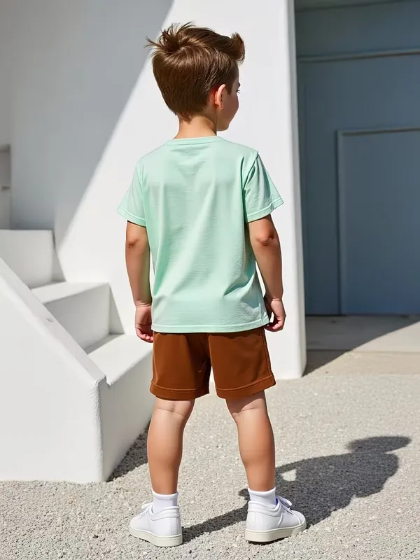 Boys_Green_Camping_Printed_Co-ord_Set_T-Shirt_&_Shorts_Set