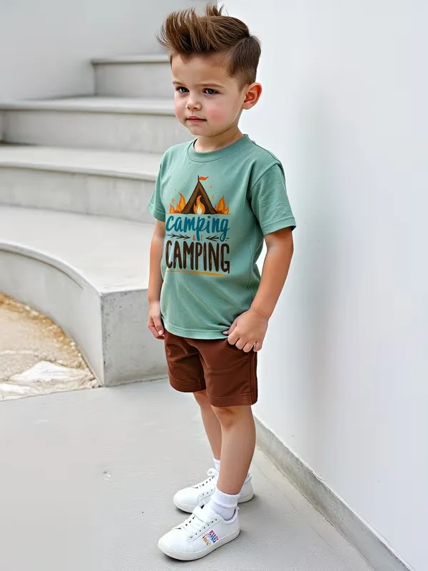 Boys_Green_Camping_Printed_Co-ord_Set_T-Shirt_&_Shorts_Set