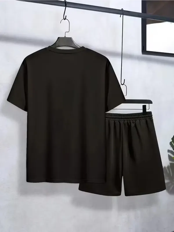 Boys_BRUH_Graphic_Print_T-Shirt_with_Solid_Shorts_Co-ord_Set