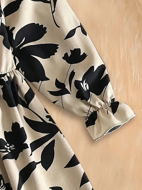 Elegant_Floral_Print_Rayon_Frock_For_Girls