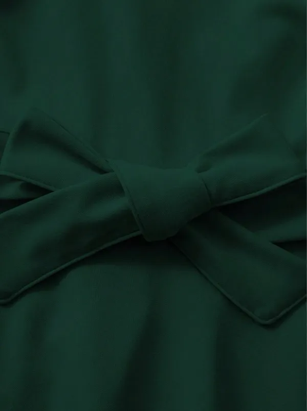 Elegant_Solid_Color_Asymmetrical_Ruffle_Hem_Dress_For_Teen_Girls,Holiday,Summer,Travel