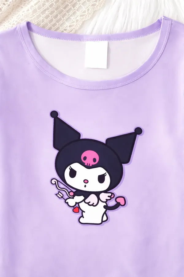 Girls_Lavender_Cartoon_Print_Nightwear_Set_|_Full_Sleeve_Top_&_Pajama_Kids_Night_Suit