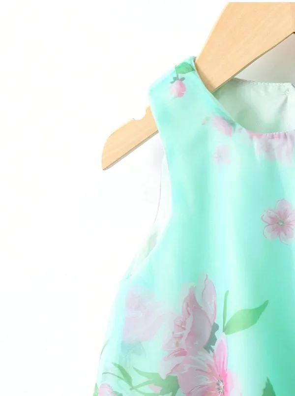 Girls_Mint_Green_Floral_Print_A-Line_Fit_&_Flare_Dress