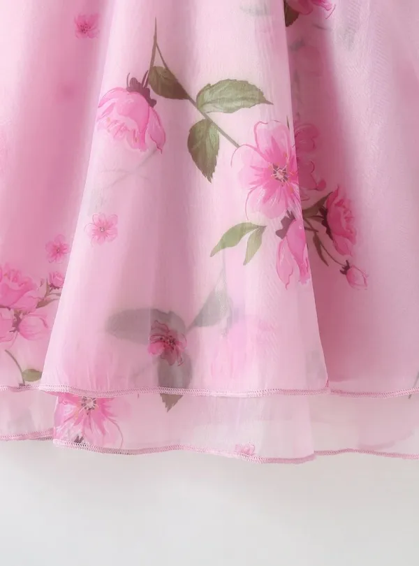 Girls_Pink_Floral_Print_A-Line_Fit_&_Flare_Dress