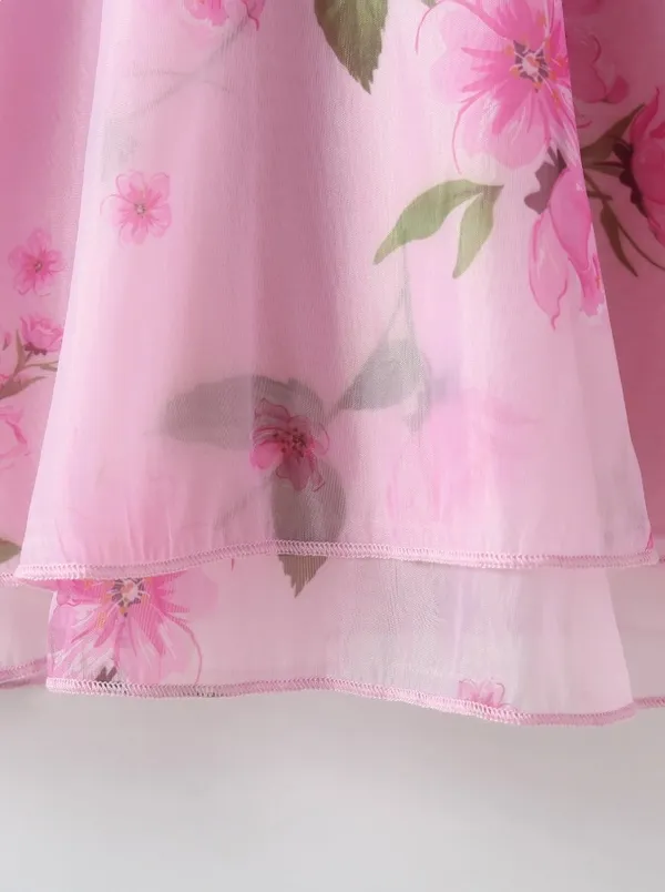 Girls_Pink_Floral_Print_A-Line_Fit_&_Flare_Dress