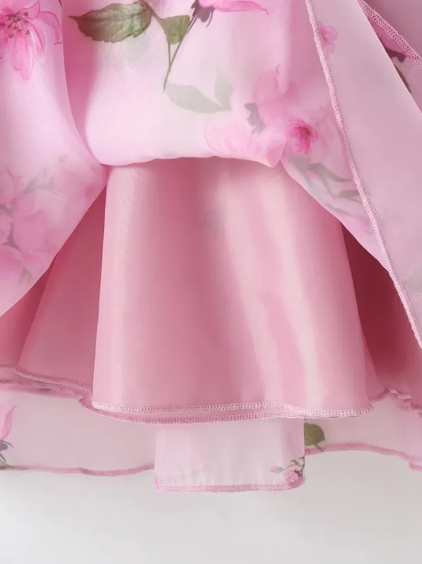 Girls_Pink_Floral_Print_A-Line_Fit_&_Flare_Dress