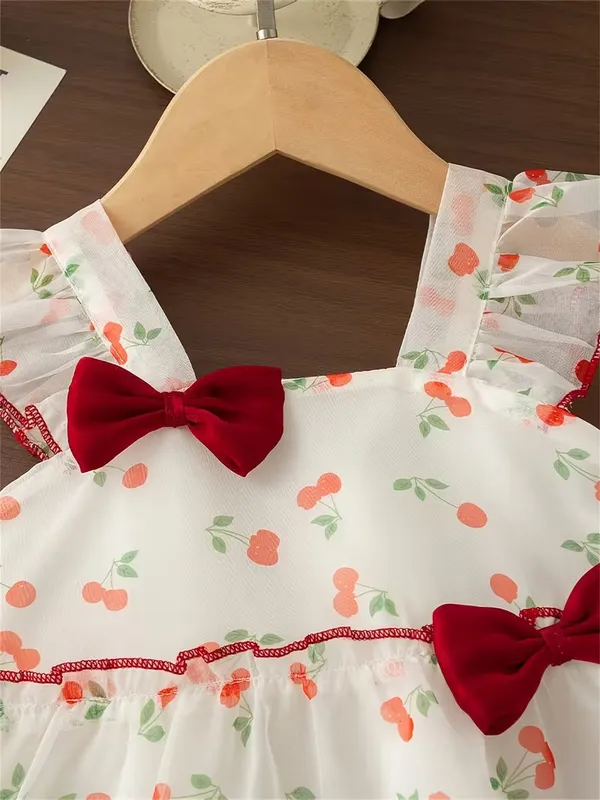 Girls_Satin_Tissue_White_Cherry_Print_Layered_Party_Frock_with_Red_Bow_|_Premium_Baby_Girl_Dress
