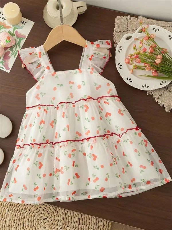 Girls_Satin_Tissue_White_Cherry_Print_Layered_Party_Frock_with_Red_Bow_|_Premium_Baby_Girl_Dress
