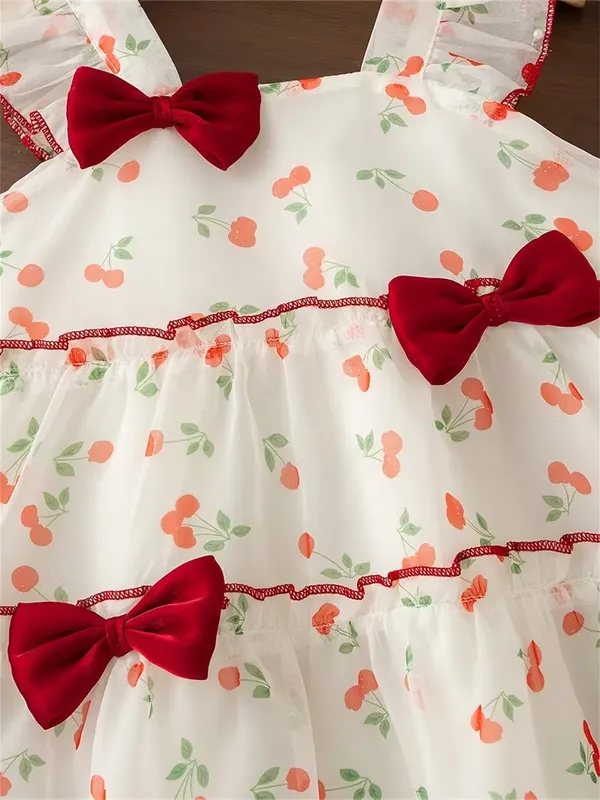 Girls_Satin_Tissue_White_Cherry_Print_Layered_Party_Frock_with_Red_Bow_|_Premium_Baby_Girl_Dress