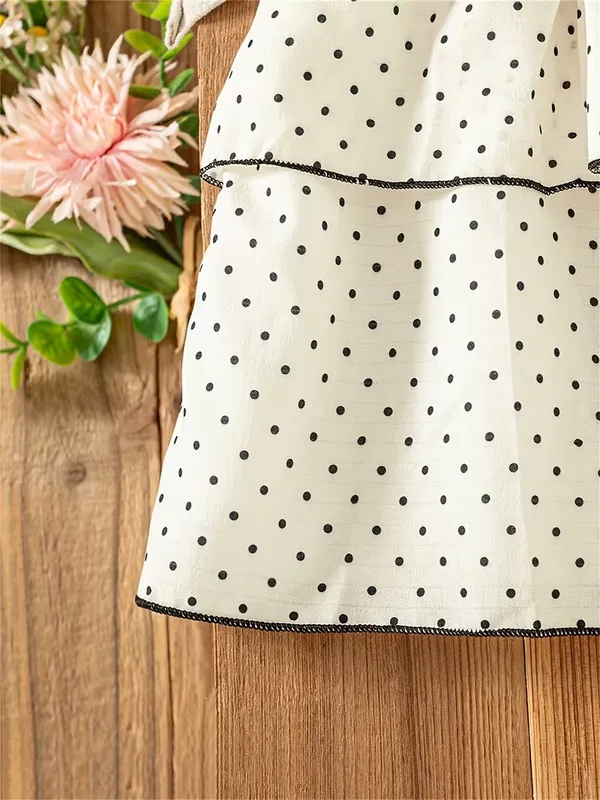 Girls_White_Polka_Dot_Layered_Frock_with_Black_Bow