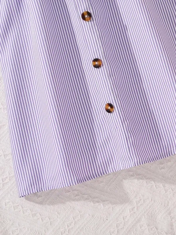 Lavender_Dreams_Striped_Button-Front_Dress_With_Ruffle_Sleeves