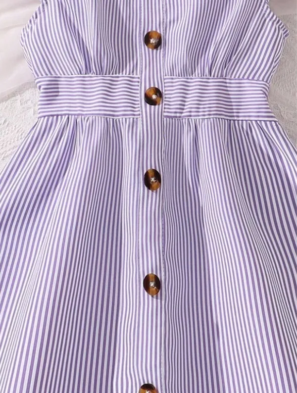Lavender_Dreams_Striped_Button-Front_Dress_With_Ruffle_Sleeves