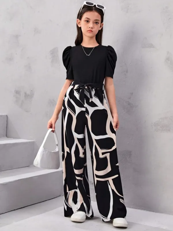 Monochrome_Magic_Puff_Sleeve_Top_&_Abstract_Wide-Leg_Pant_Set_-_Bold,_Modern_&_Effortlessly_Cool