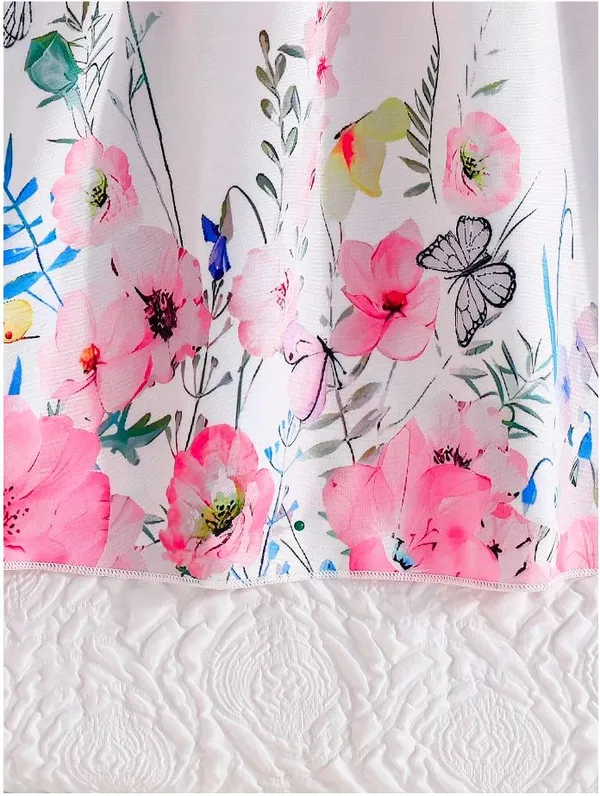 Pink_Baby_Girl_Ruffled_Sleeve__Floral_Print_Casual_Dress