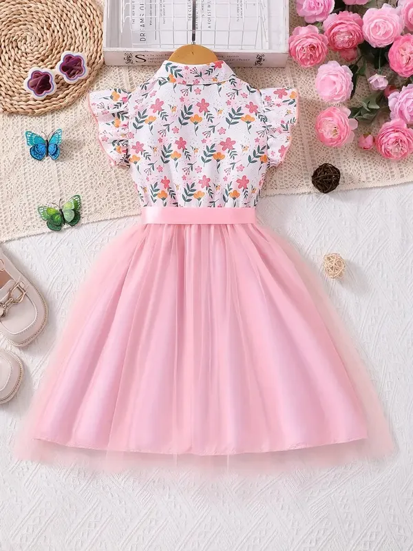 Pink_Floral_Princess_Party_Dress_For_Girls