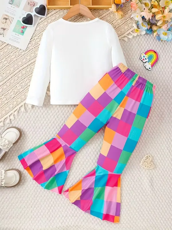 Rainbow_Heart_Patchwork_Top_And_Flared_Pants_Set_For_Girls