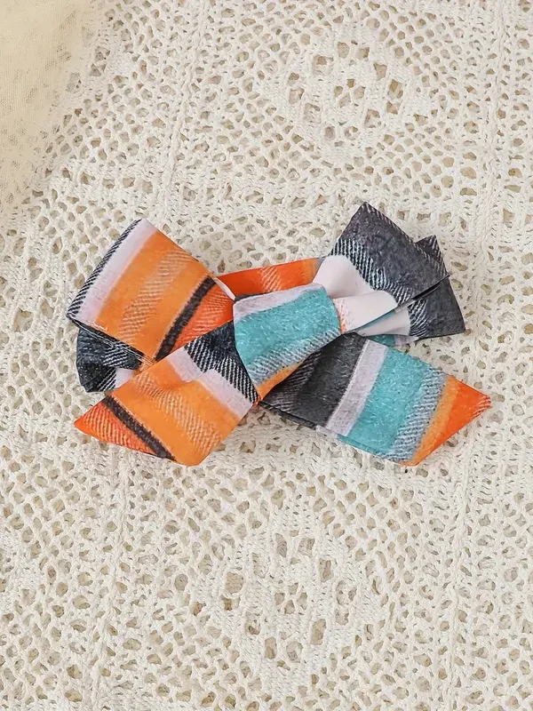 Striped_Bow_Suspender_Dress_Set_For_Baby_Girls