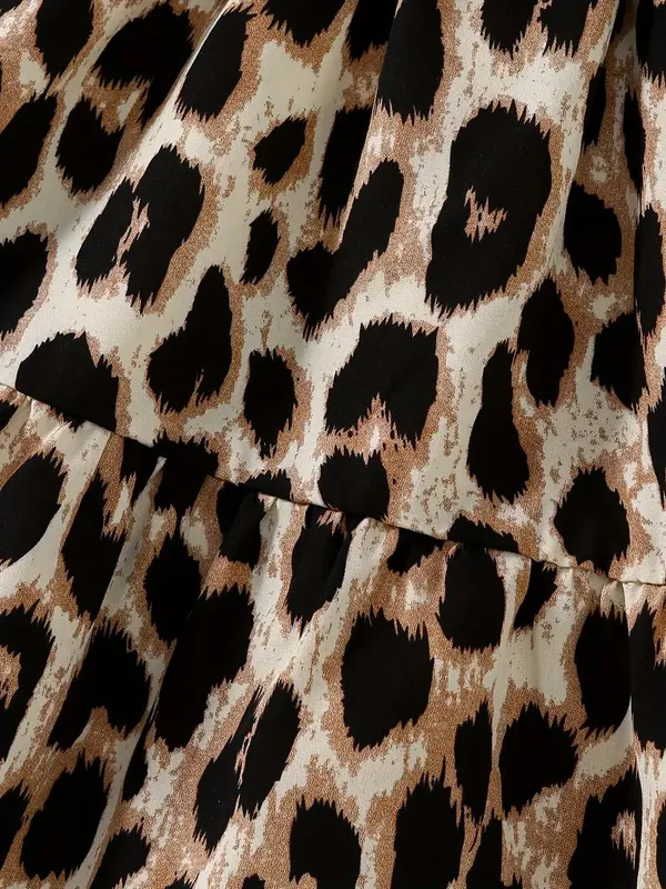 Stylish_Leopard_Print_Party_Dress_For_Girls_With_Bow_Belt_&_Puff_Sleeves