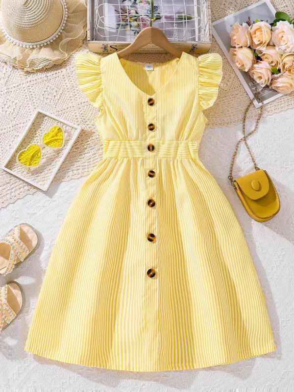 Sunshine_Stripes_Flutter_Sleeve_Midi_Dress