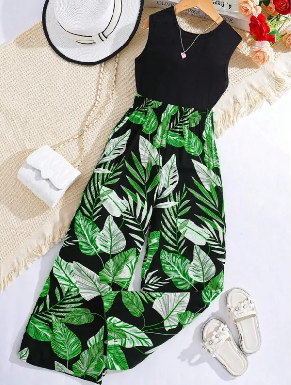 Tropical_Breeze_Sleeveless_Top_&_Bottom_Set_-_Effortless_Chic_For_Sunny_Days