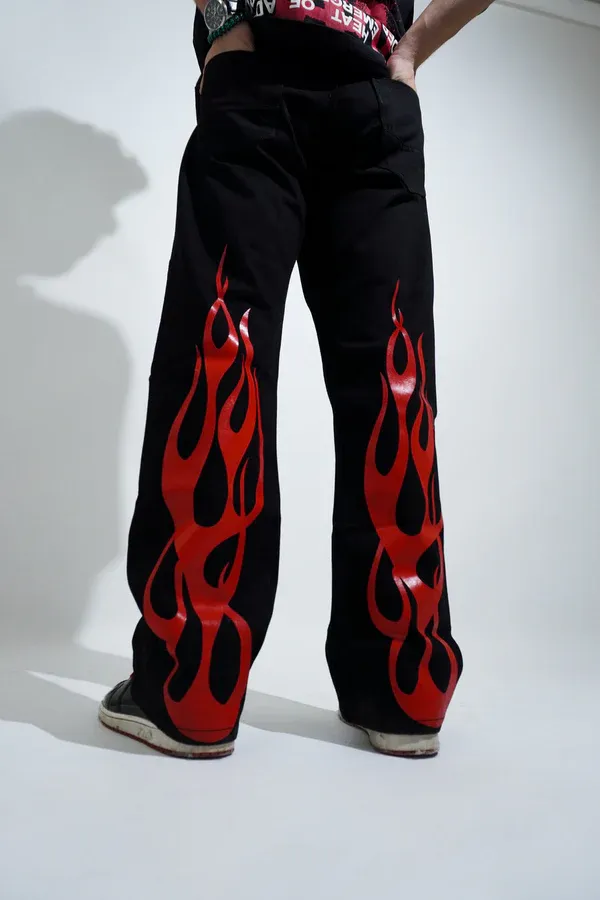 Black_&_Red_Flame_Surge_Pant_Trouser_For_Men_&_Women